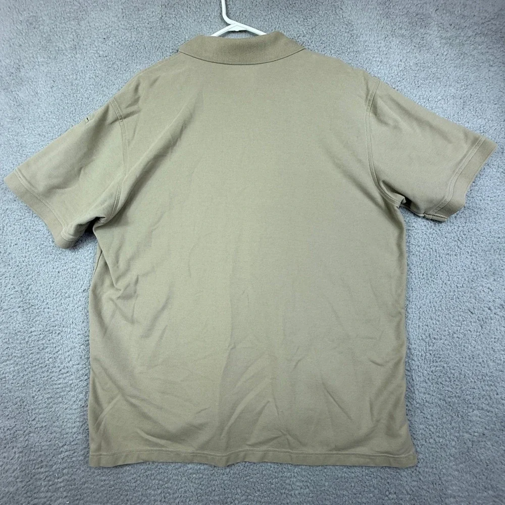 5.11 Tactical Men's‎ Khaki Polo Shirt Short Sleeve XL Breathable Work Utility - Picture 7 of 8